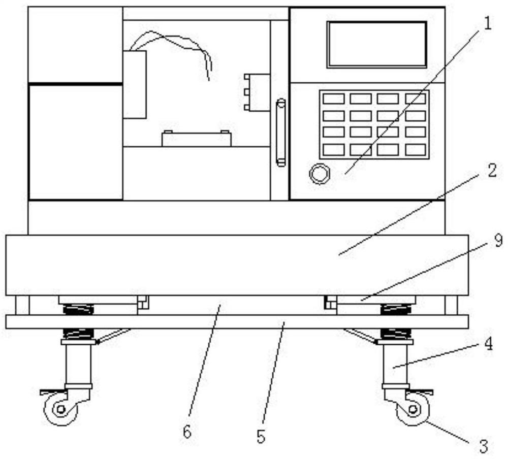 A mobile mechatronics machining lathe