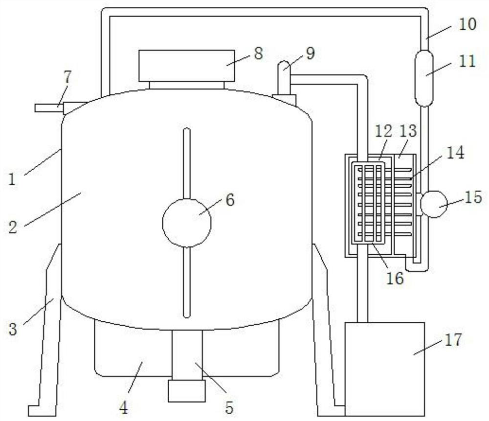 A heat reflux circulation extracting and concentrating machine for pharmaceutical use