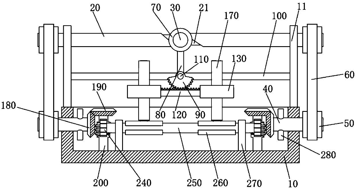 Brush pen cleaning device and application method thereof