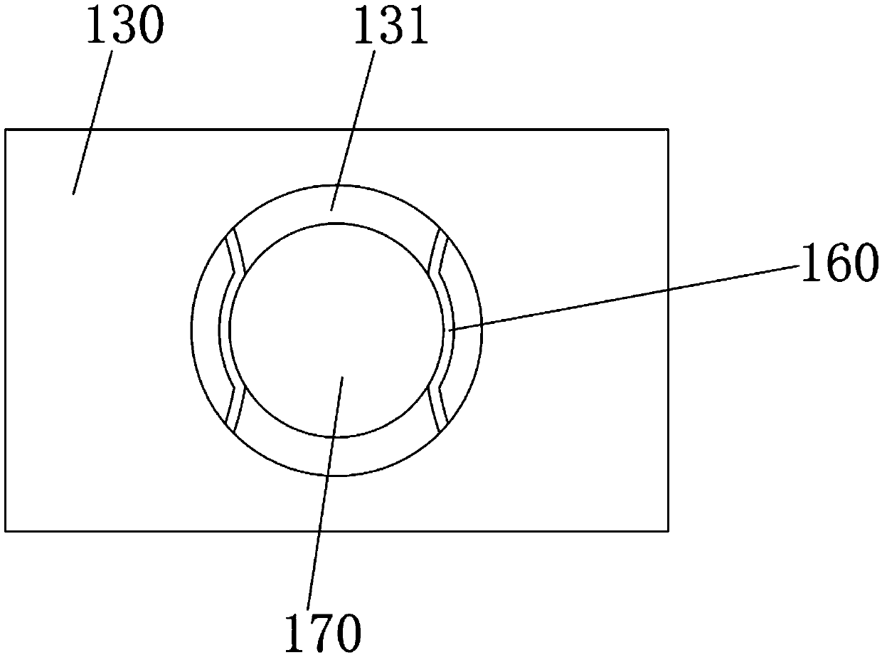 Brush pen cleaning device and application method thereof