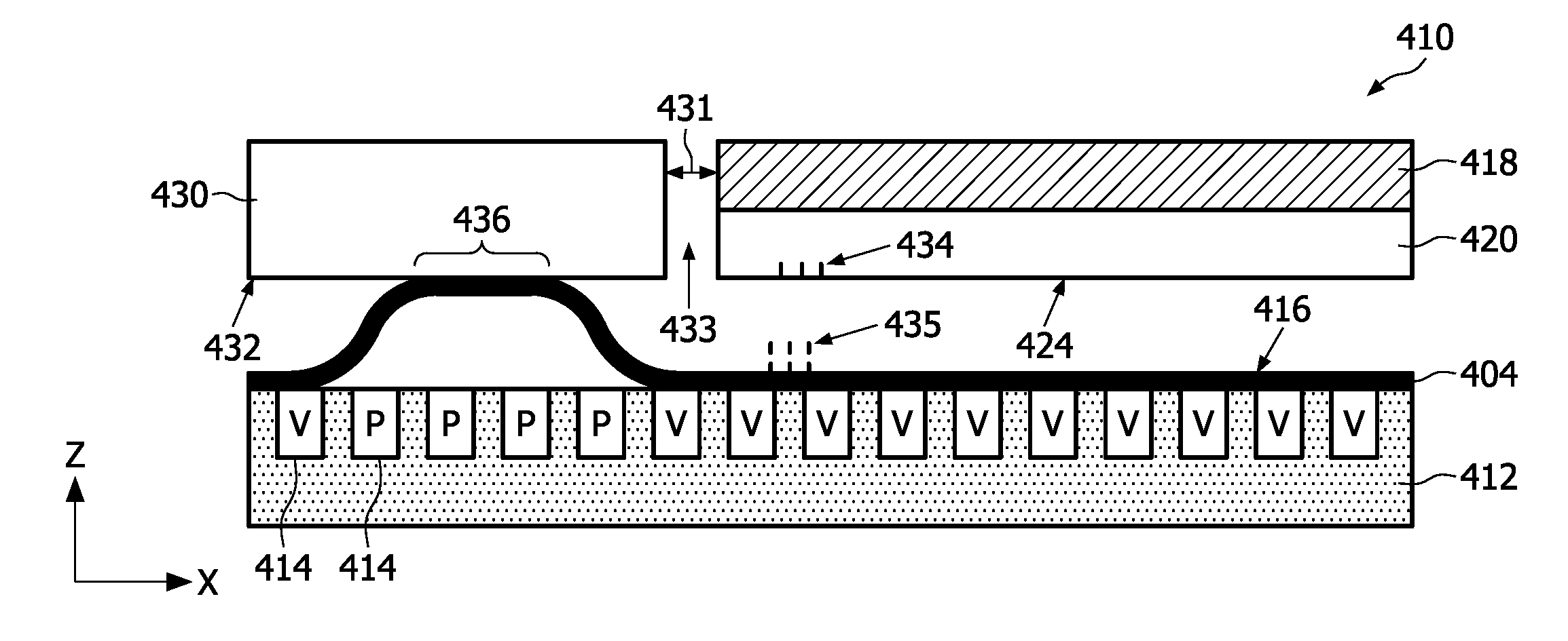 Method and system for contacting of a flexible sheet and a substrate