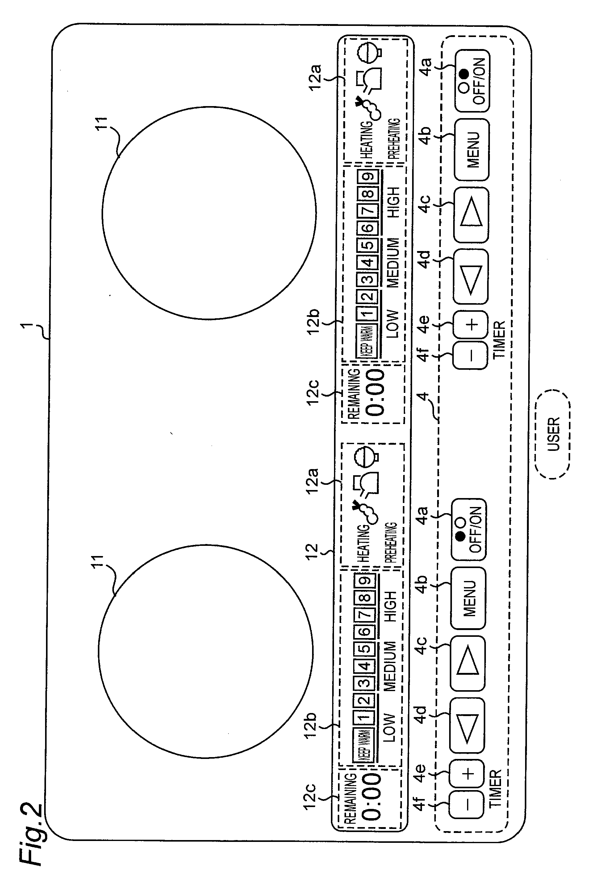 Induction heat cooking device