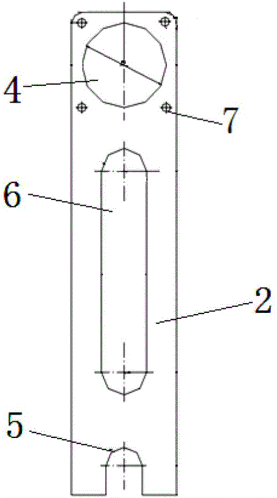 Fast charging interface fixing device and method for electric light truck