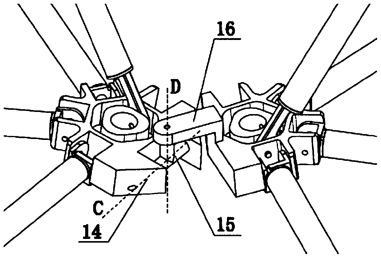 A Modular Deployable Antenna Mechanism Based on Symmetric Tetrahedron Combination Units