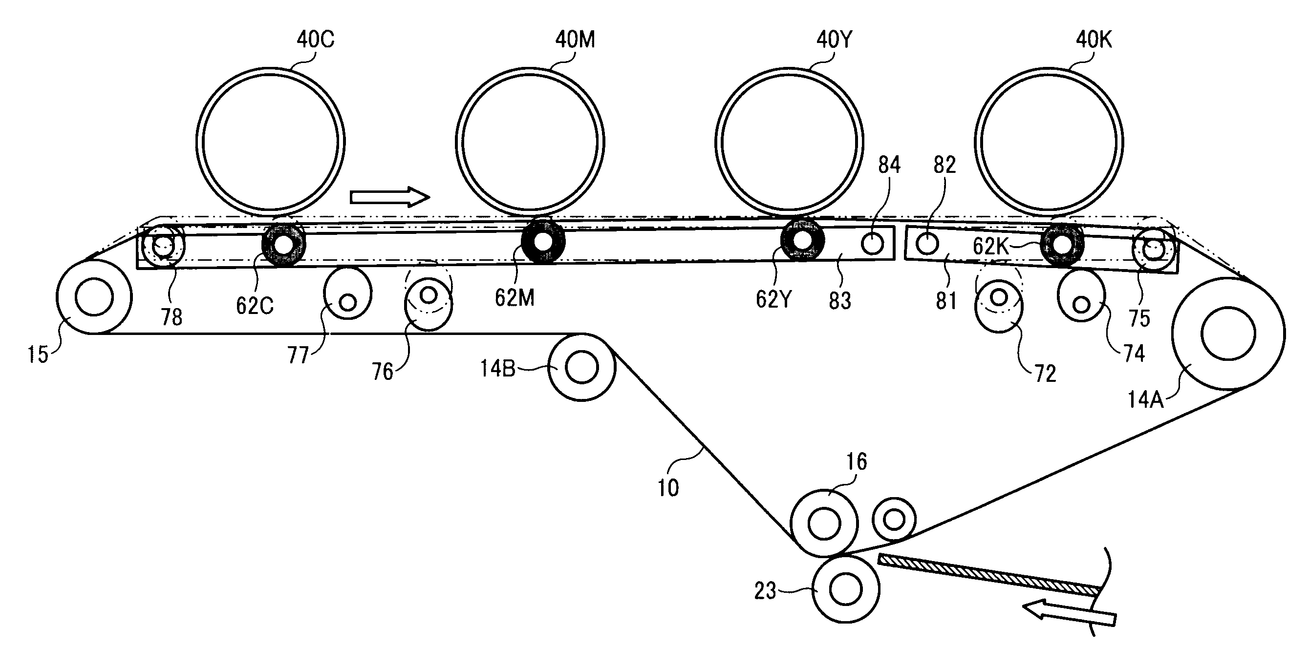 Transfer device and image forming apparatus using same