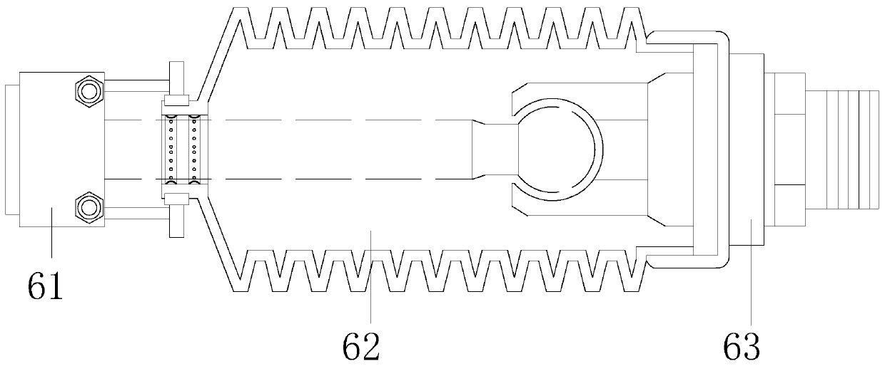 A steering tie rod with a composite constant pressure chamber and one-way oil delivery protection