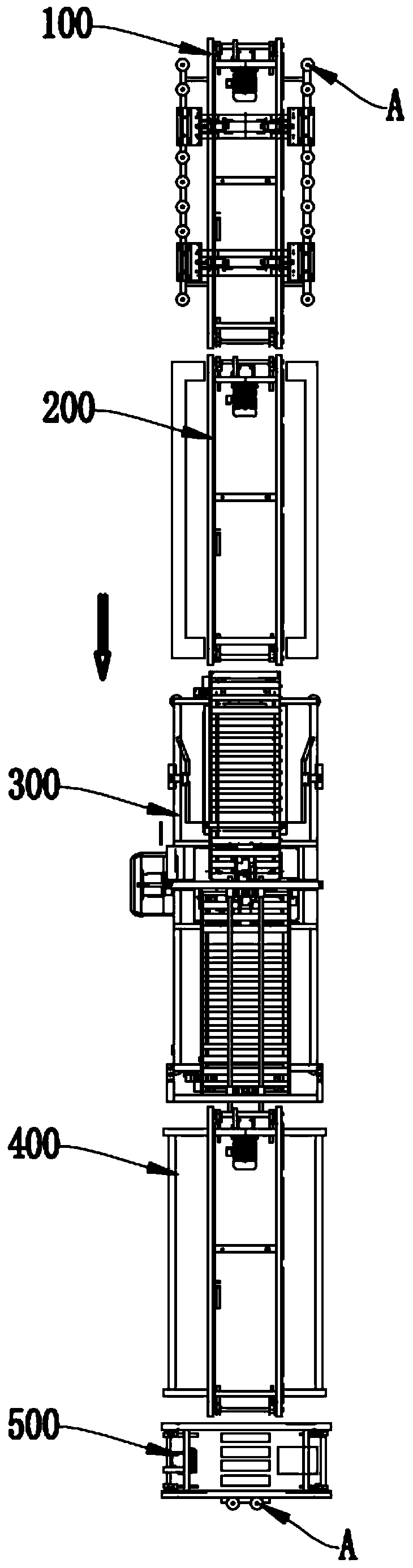 A ceramic sheet packaging method and packaging line