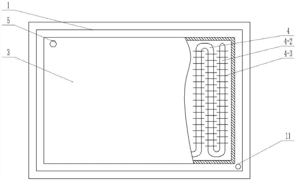 Phase-change cold-accumulation chilling and freshness keeping system for supermarket