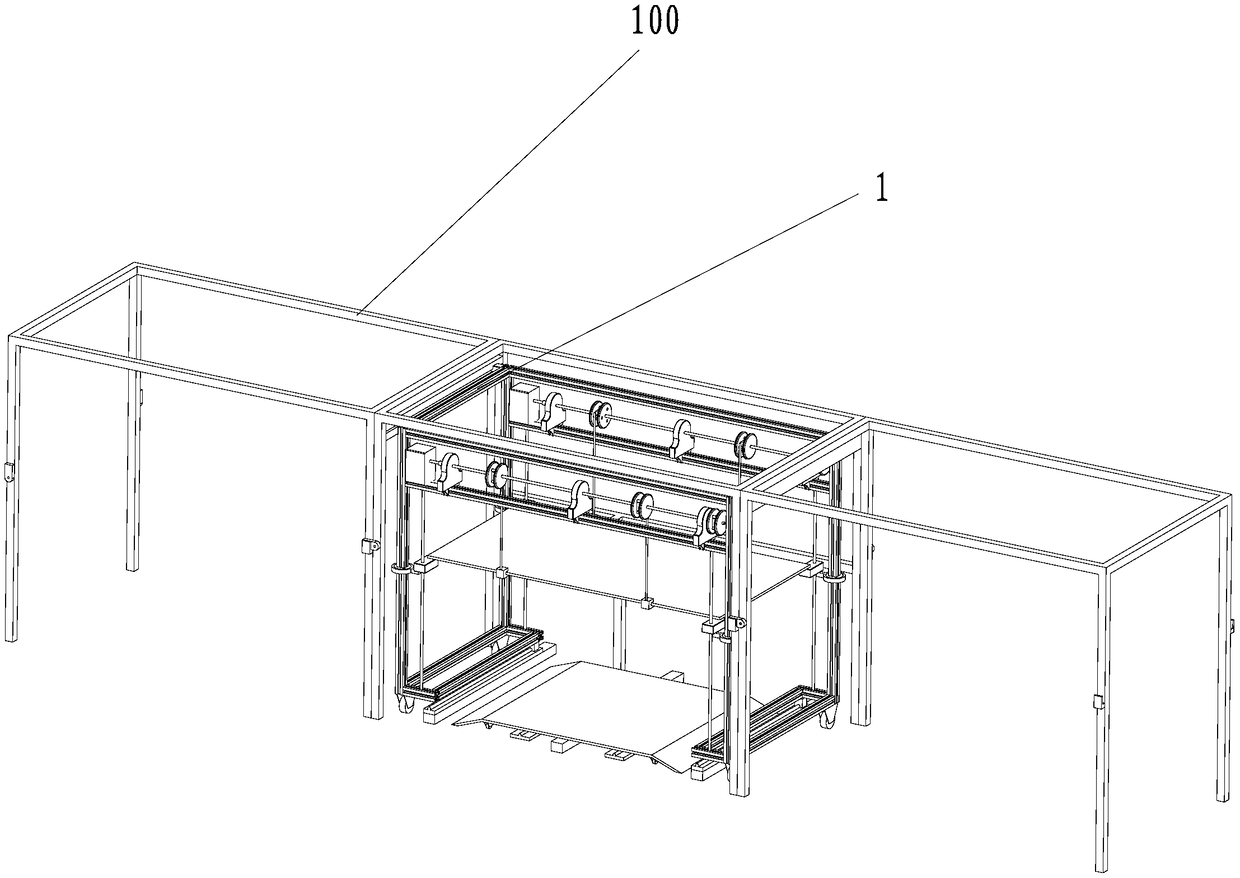 Nested avoidance-free small parking device