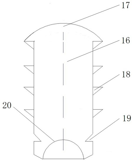 Casing automatic grouting device for well cementing