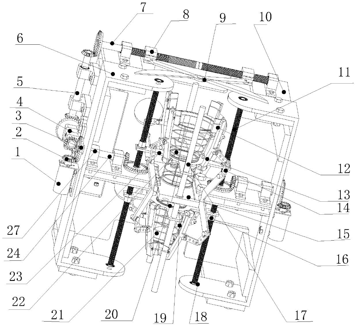 Encircling swallowing type navel orange picking actuator