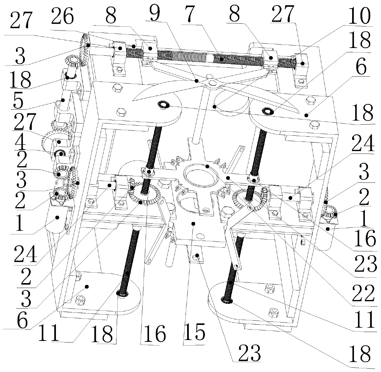 Encircling swallowing type navel orange picking actuator