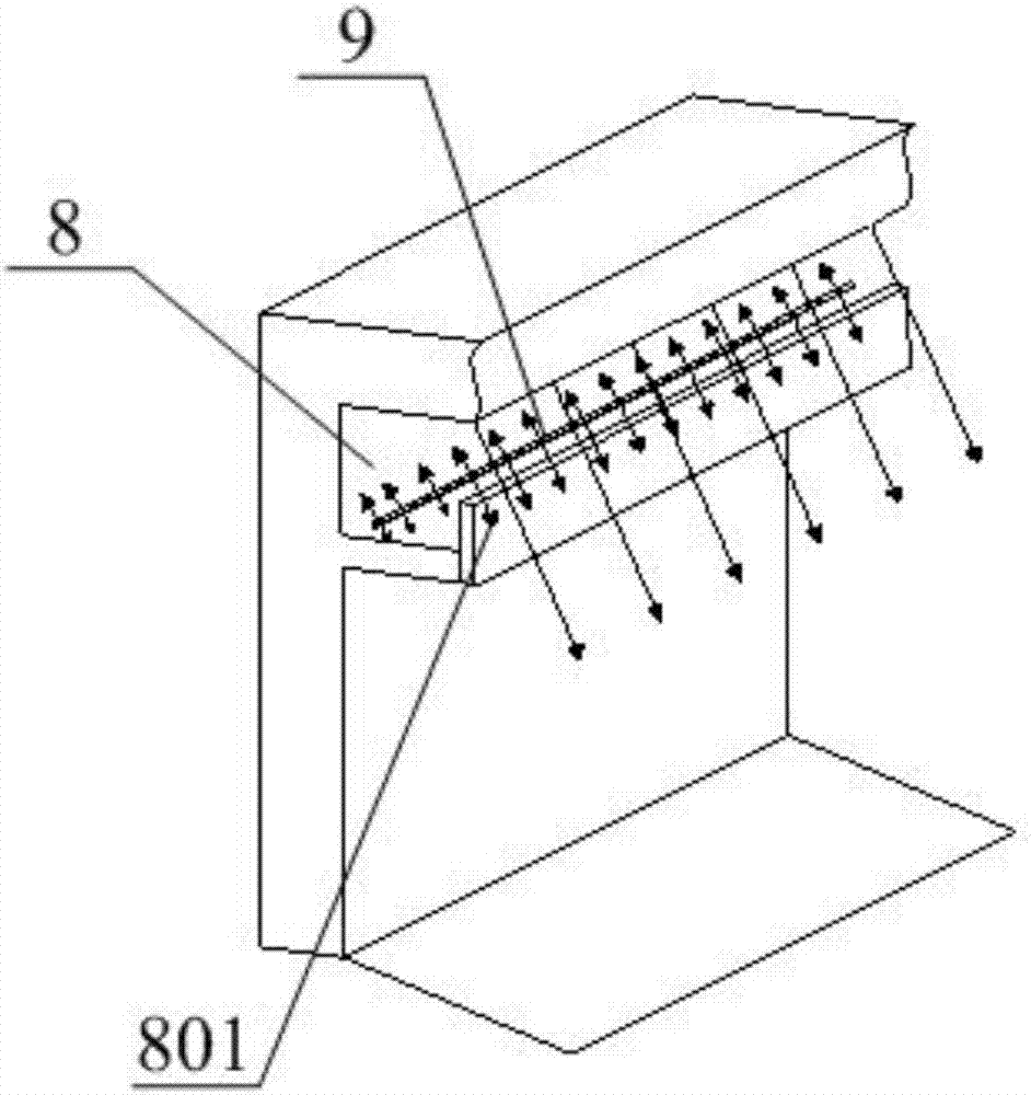 Lamp band structure adjustable in irradiation angle and lamp band mounting structure