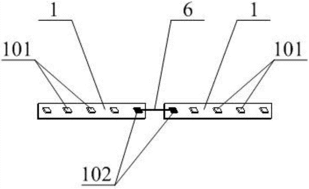 Lamp band structure adjustable in irradiation angle and lamp band mounting structure