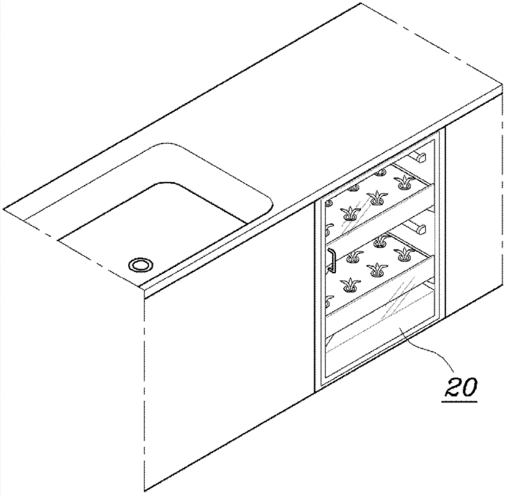 Home electronic appliance-type vegetable-growing machine