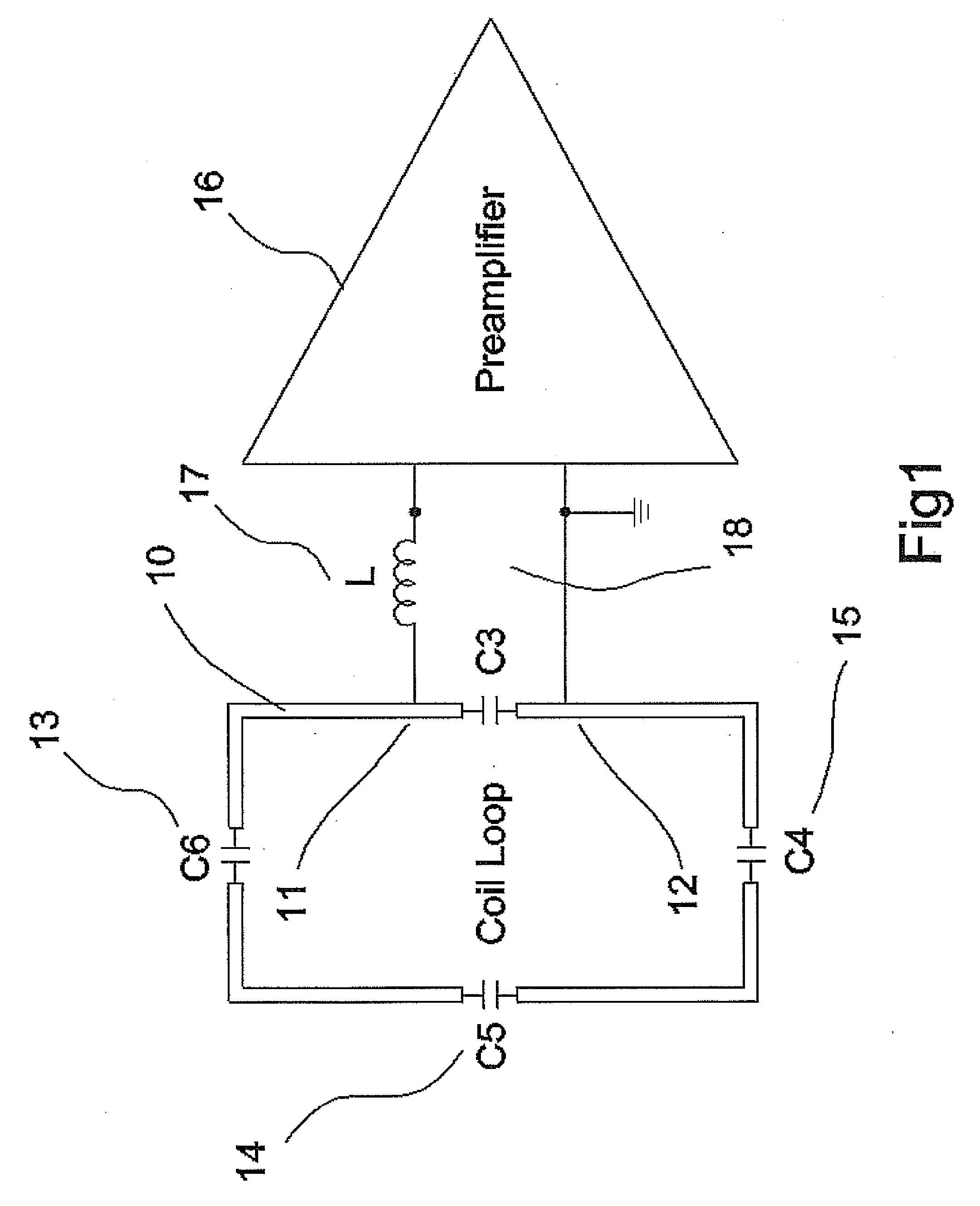 Coil decoupling for an RF coil array