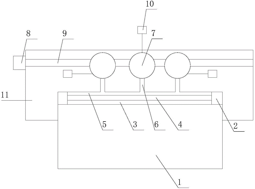 Textile fabric printing and dyeing device