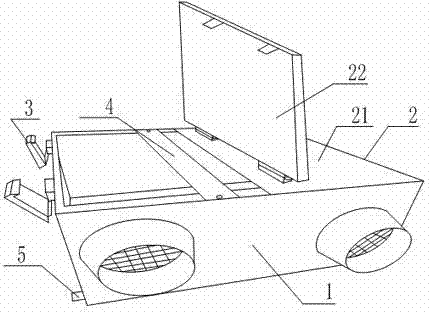 Encapsulation structure of fresh air system