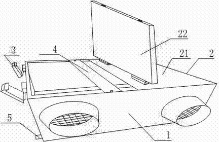 Encapsulation structure of fresh air system