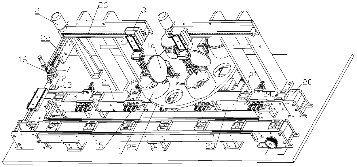 Freezing device of optical material laminating machine