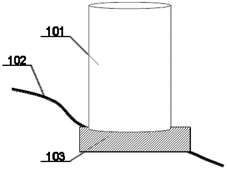 Upper liquid accumulation system for liquid gravitational potential energy storage power station