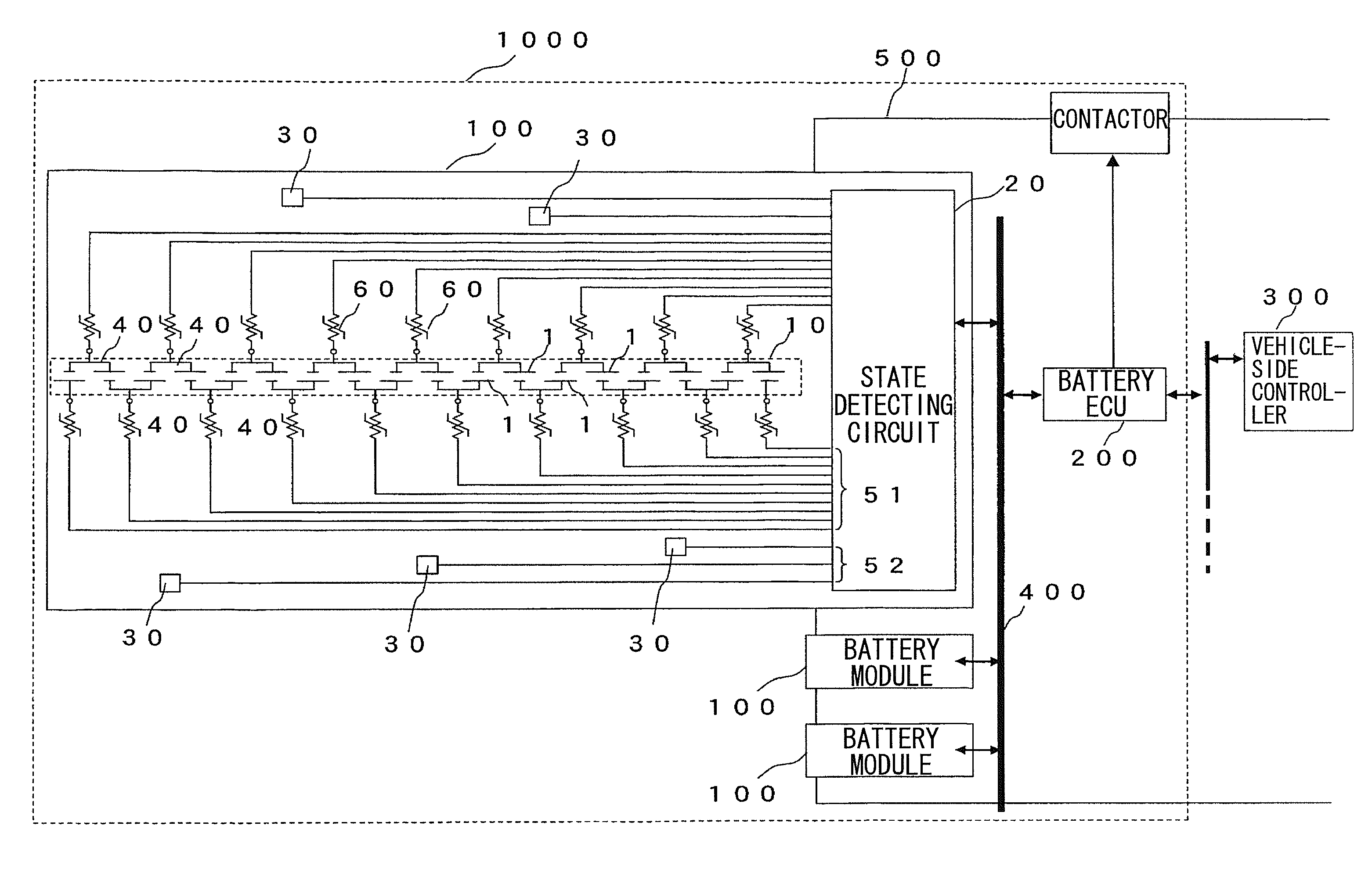 Battery module, battery system and electric vehicle