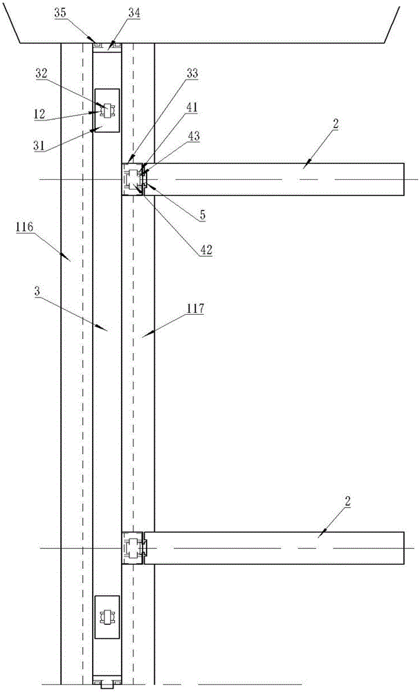 Sinking vertical lifting gate