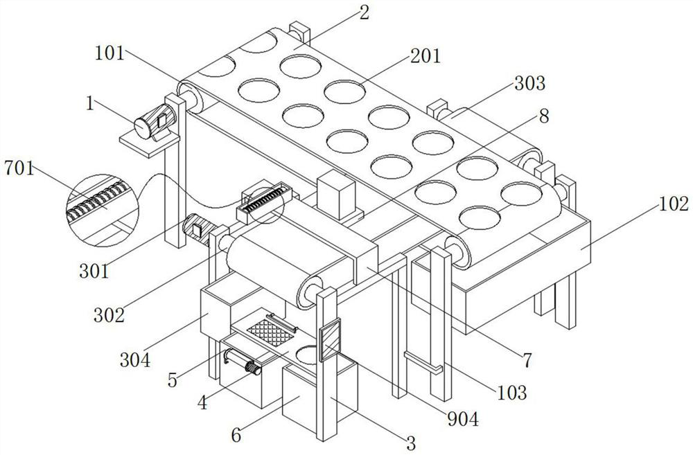 Sorting device for judging flaw quality of magnetic ring