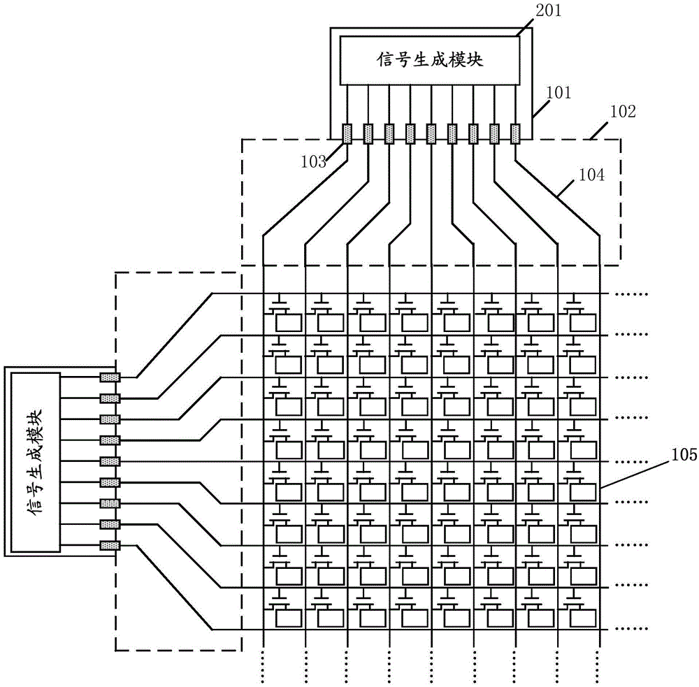 Drive chip used for driving display panel, display device and drive control method