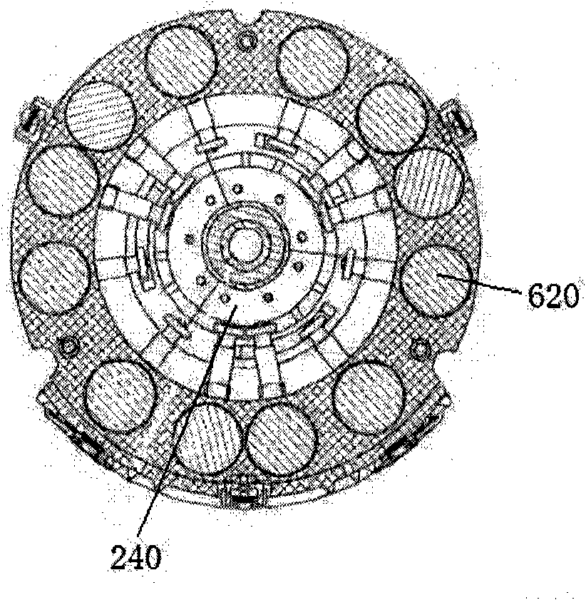 Vacuum tube group for replacing copper-tungsten contact group of on-load tap changer