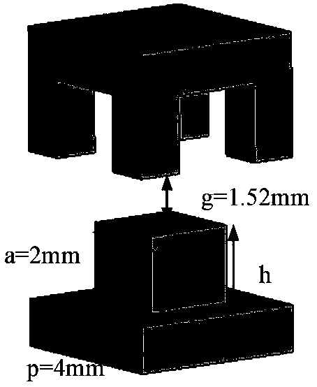 Ultra-wideband lens antenna based on periodic semi-high pins