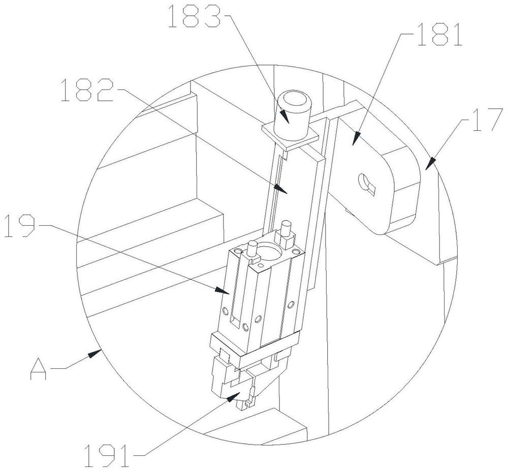 Brush motor disc assembling device