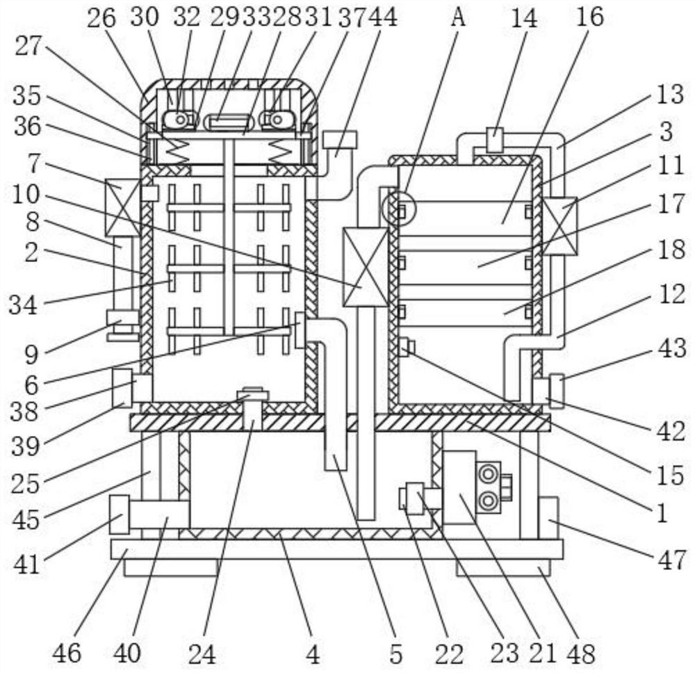 Intelligent water changing device for aquarium