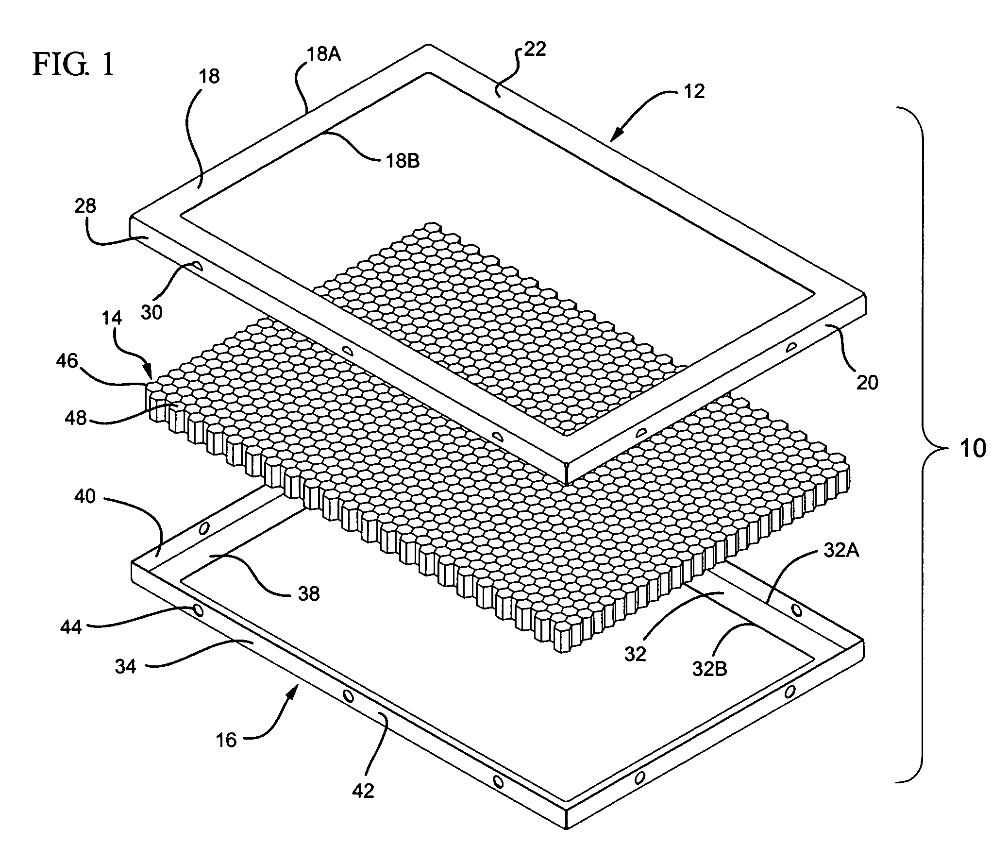 Two-piece EMI shielding vent panel