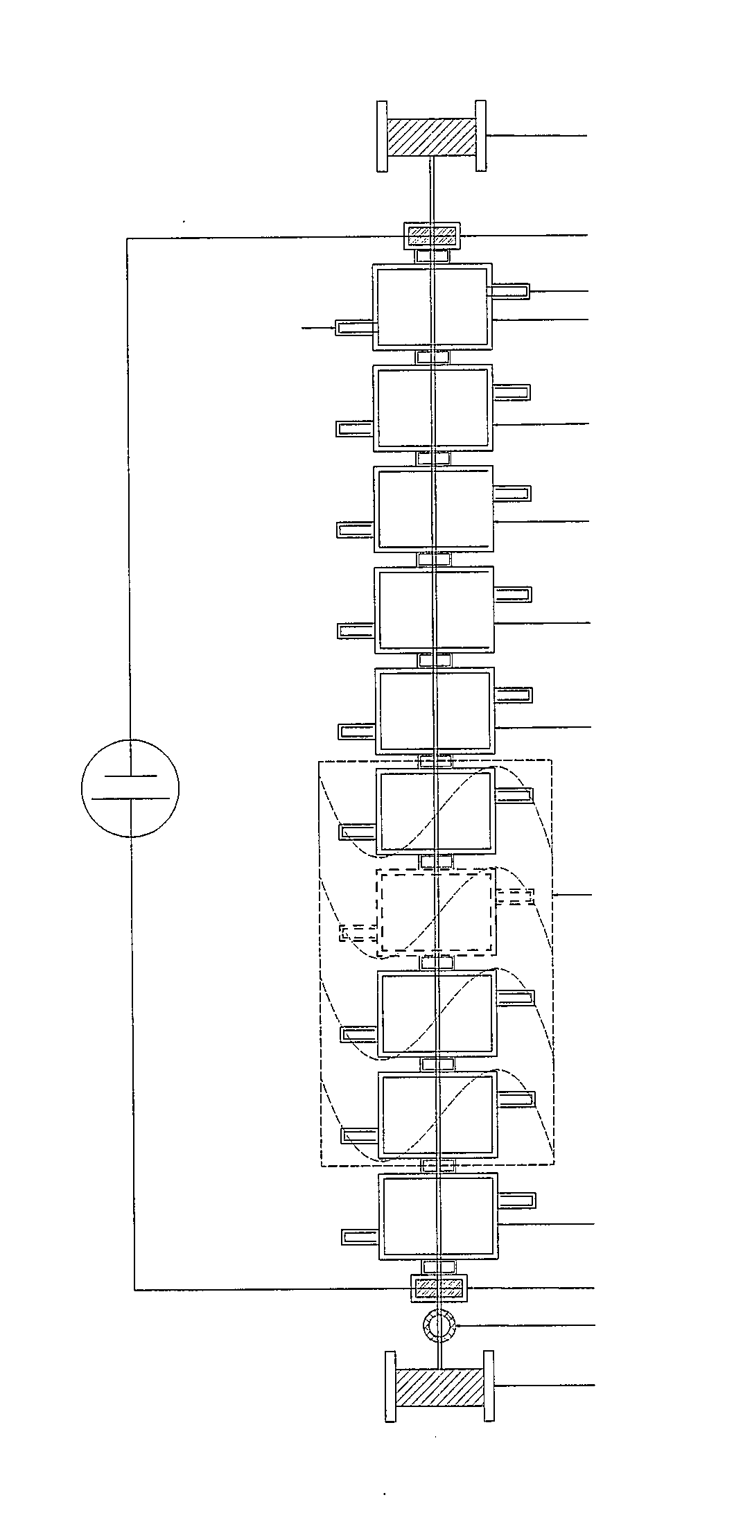 Battery reinforced polymer composite smart structure