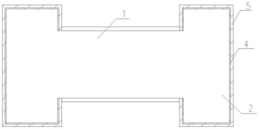 Subway station foundation pit temporary component full-recovery supporting system and construction method