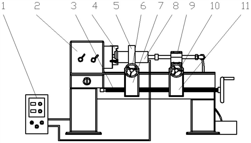 Electromagnet composite electrolysis type polishing device for inner wall of non-magnetic-conductive metal pipe and process