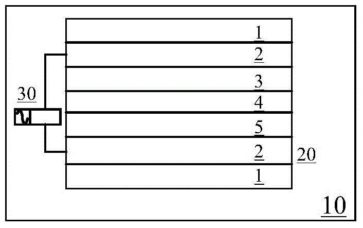 Electrochromic device based intelligent electronic curtain and production method thereof