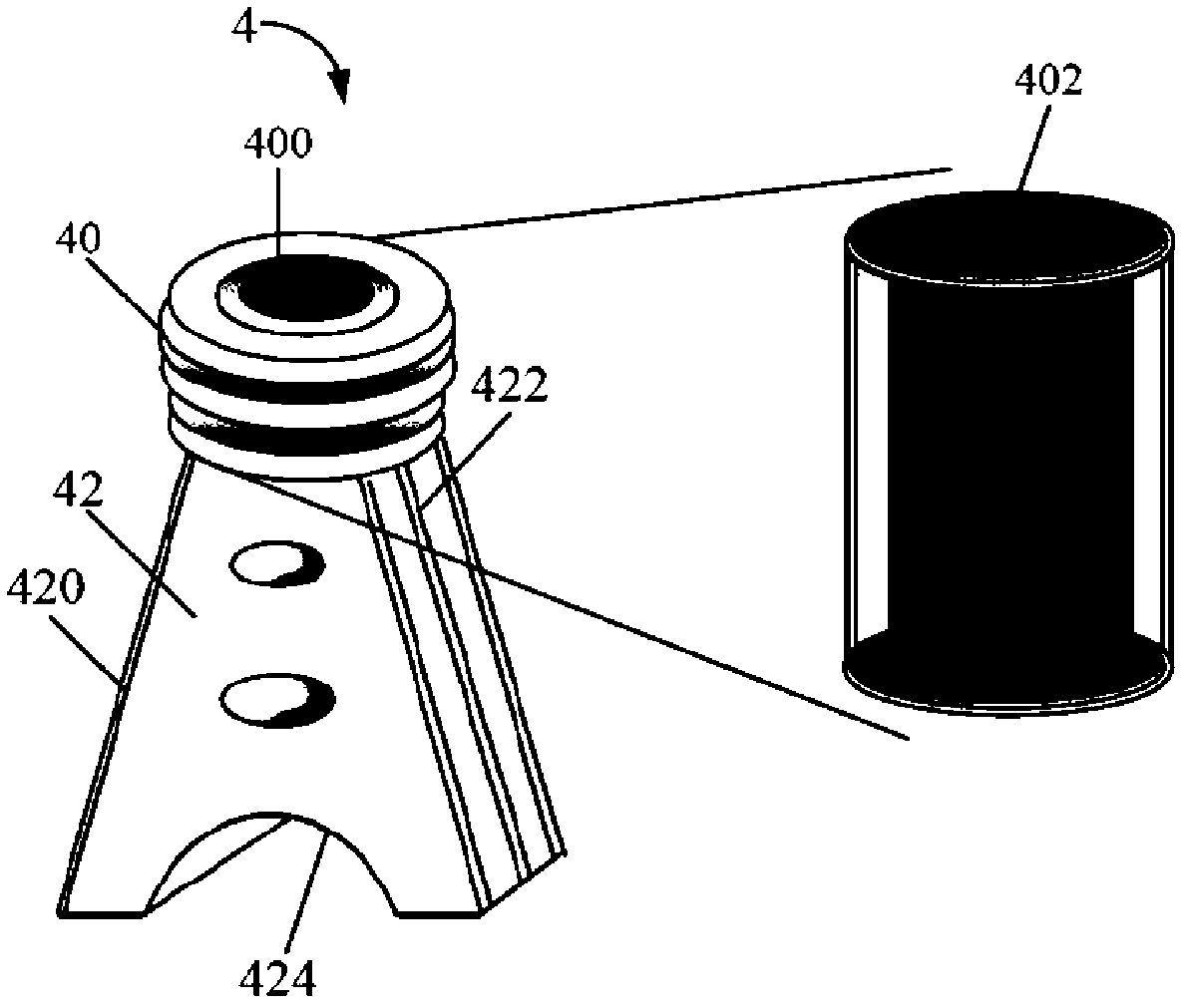 Sound wave induction monitoring and positioning device and method