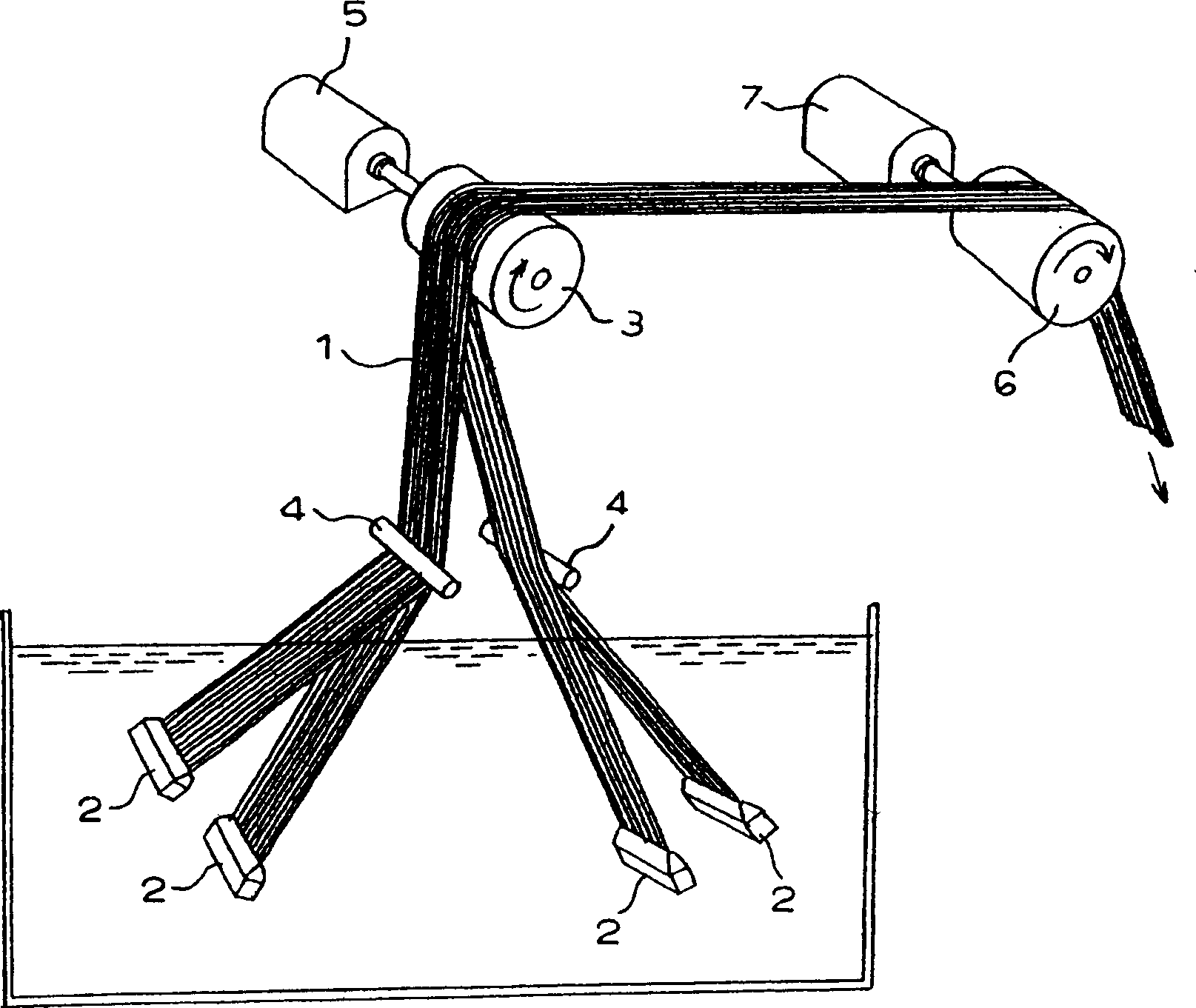 Fiber, method and apparatus for making said fiber