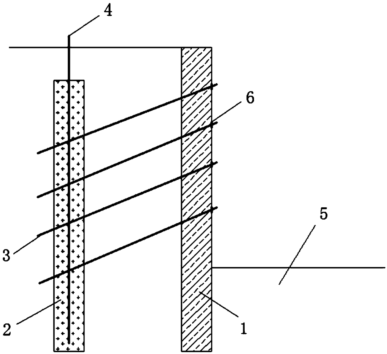 Construction method of piled anchor and liquid nitrogen frozen earth wall combined support system