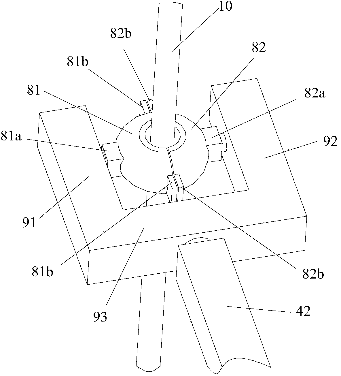 Swing angle measurement apparatus and hoisting machine