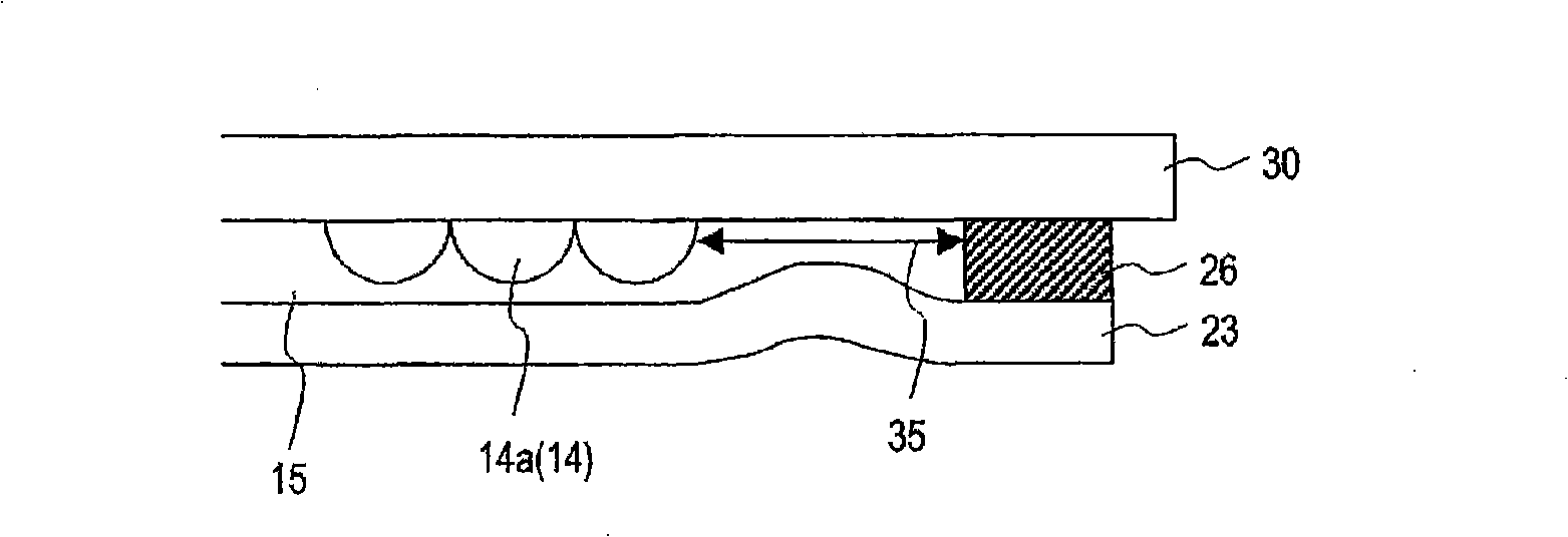 Liquid crystal display panel provided with microlens array, method for manufacturing the liquid crystal display panel, and liquid crystal display device