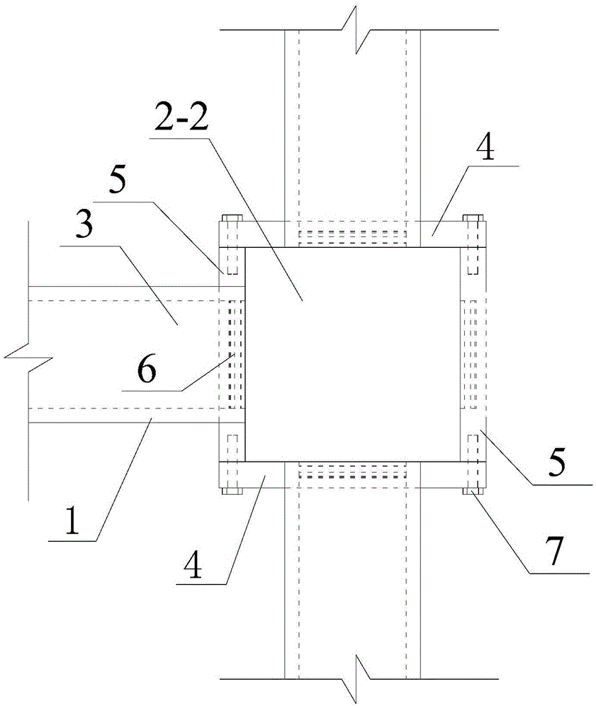 Building anti-continuous collapse reinforcement system and method based on frp fabric