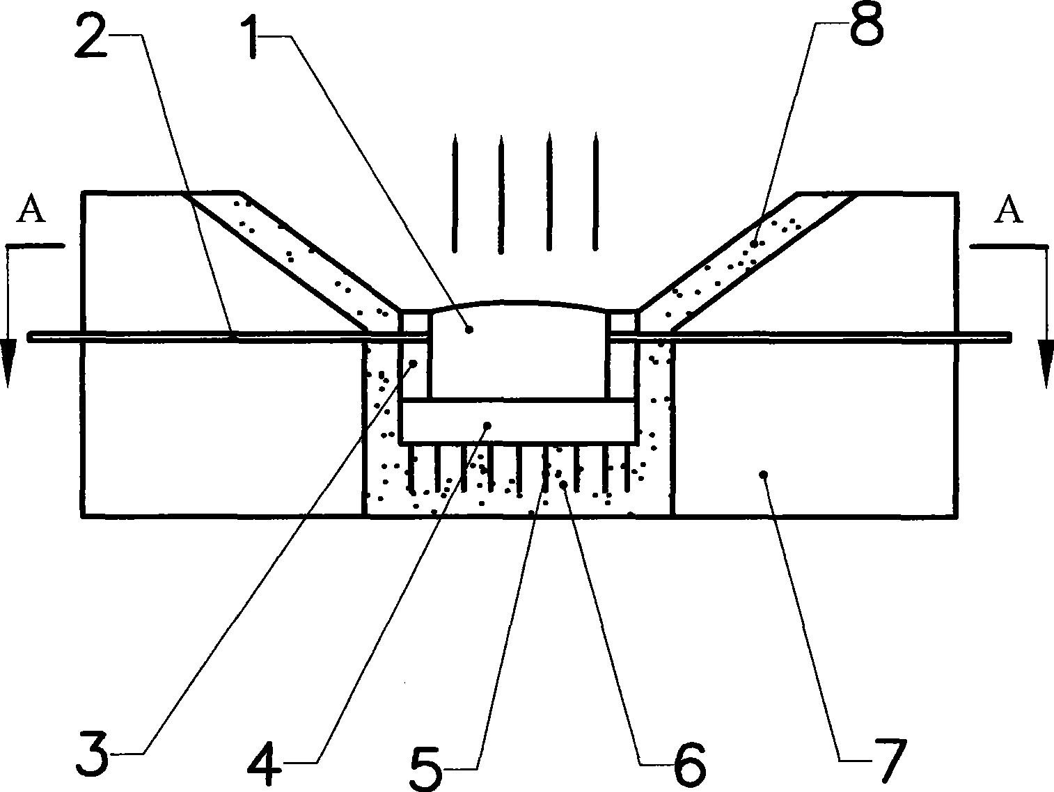 Fast cooling method for high-power LED lamp