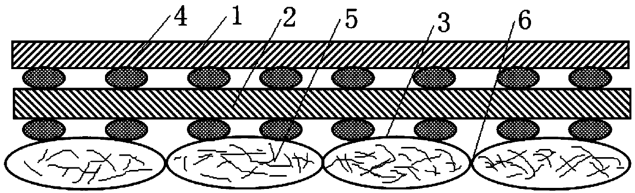 A heat-storing waterproof and moisture-permeable outdoor down cold-proof clothing fabric and its preparation method