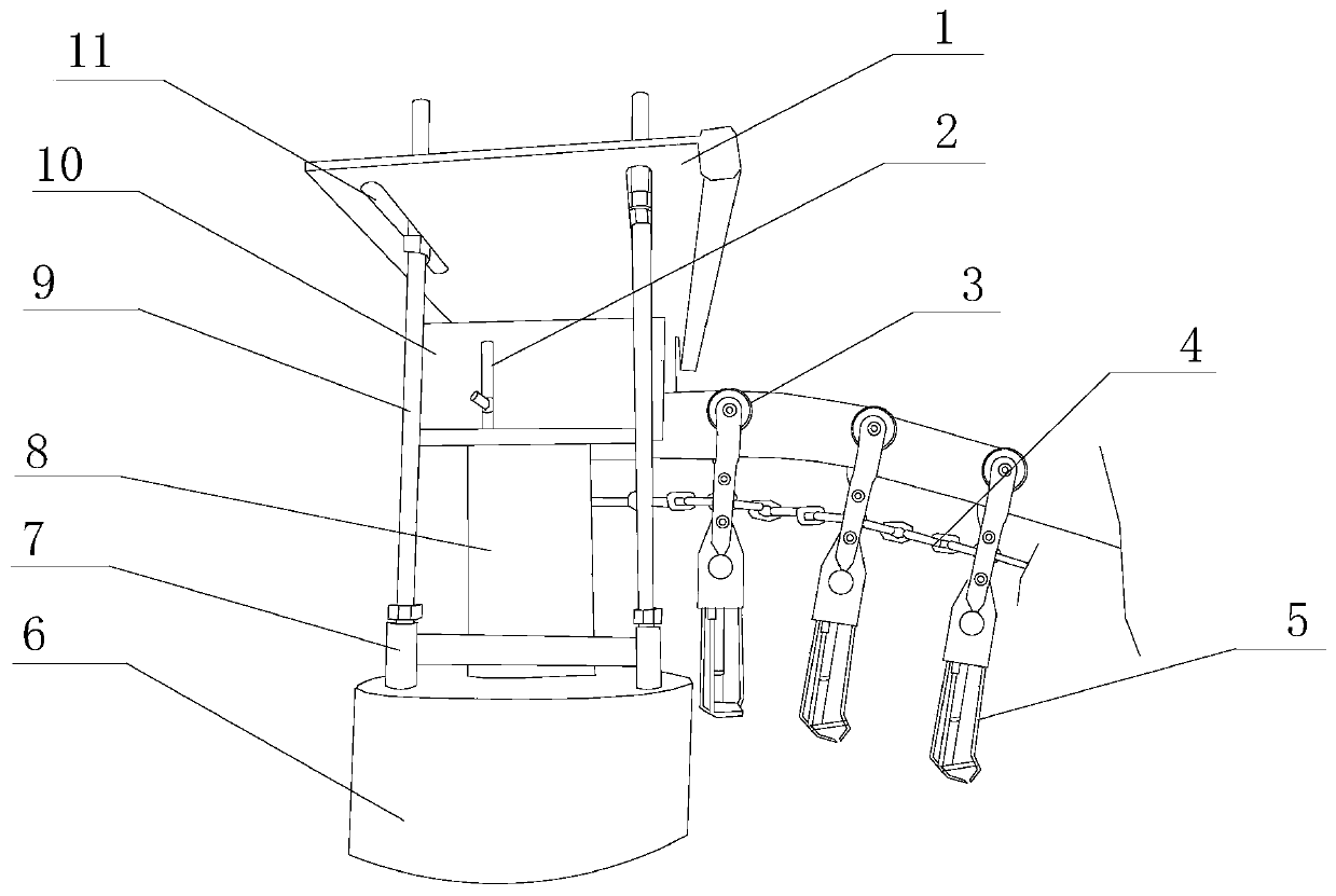 A gland cutting mechanism