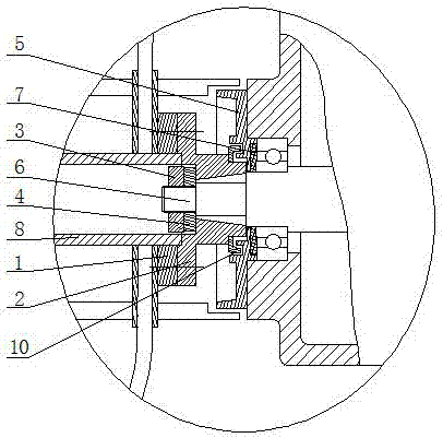 Connecting mechanism of amphibious rotary cultivator