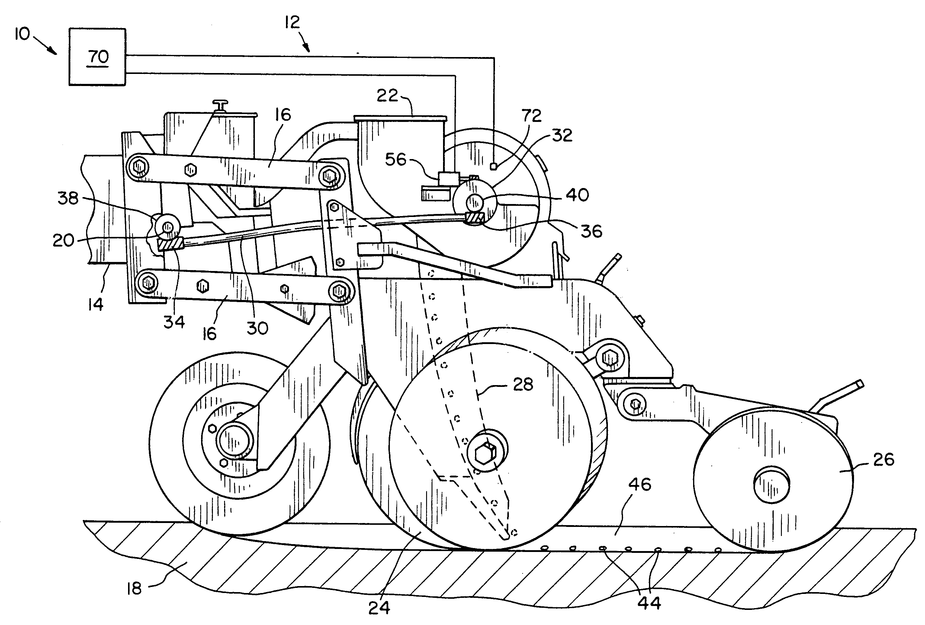 Variable speed drive for agricultural seeding machines