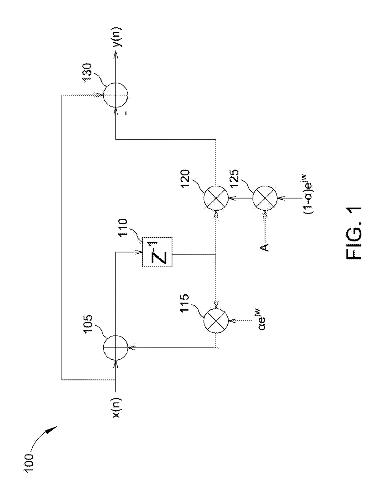 Notch filter capable of partially suppressing/attenuating signal frequency components and associated filter circuit